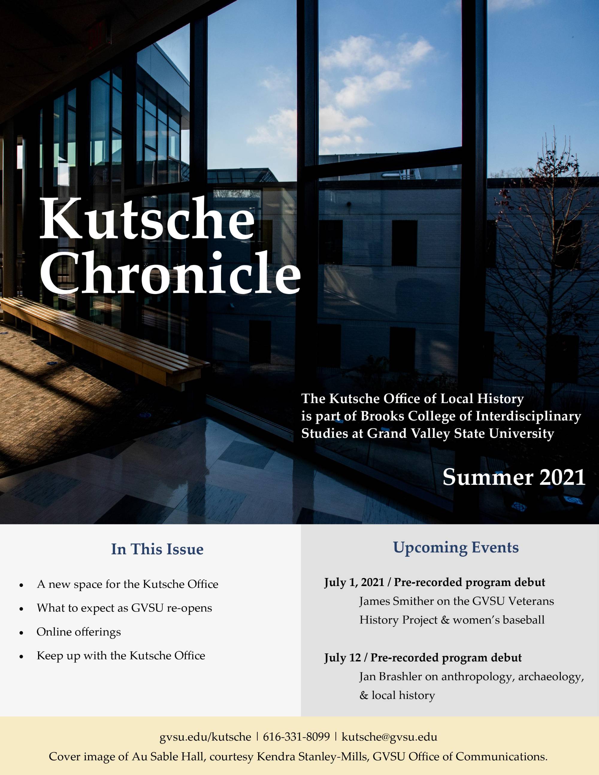 Summer 2021 Kutsche Chronicle